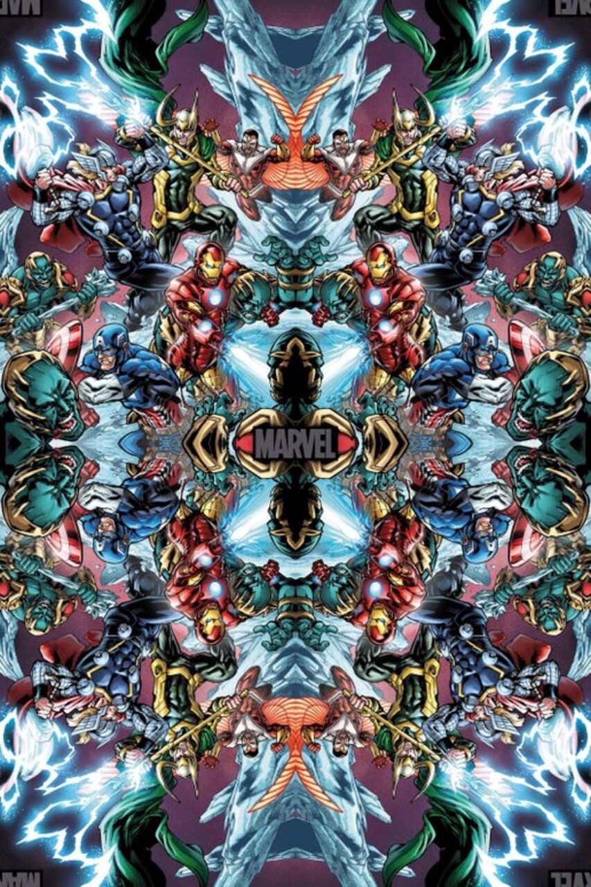 Licensed Marvel Prints Marvel Avengers Marvel Strikes Cotton Fabric by the Yard